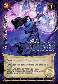Carta: Anillo de Vacio