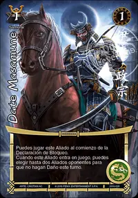 Carta: Date Masamune